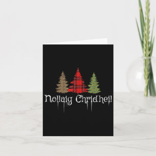 Carte Scottish Gaelic Joyeux Noël Nollaig Chridheil