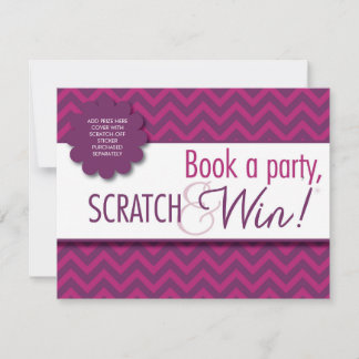 Carte Scratcher Hostess avec Enveloppe - À LA MAIS