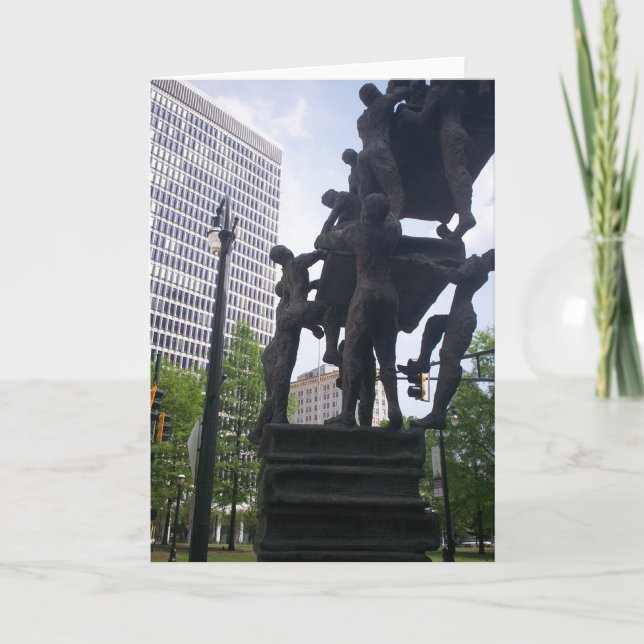 Carte Sculpture d'Atlanta (Devant)