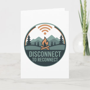Carte Se déconnecter pour se reconnecter Sensibilisation
