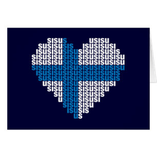 Carte se pliante de coeur de Sisu