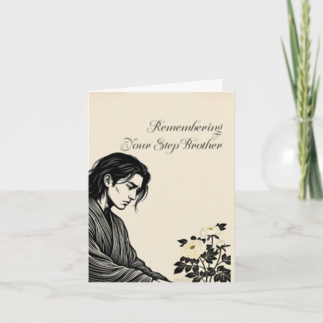 Carte Se souvenir de votre demi-frère (Devant)