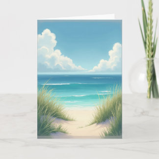 Carte Seascape Fathers Day Vista Card