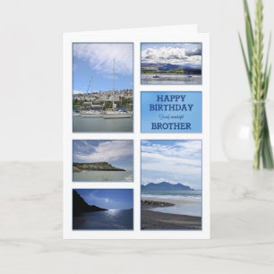 Carte Seascapes birthday card for brother