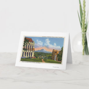 Carte Seattle, Washington - université de Washington