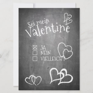 Carte Sei mein Valentine
