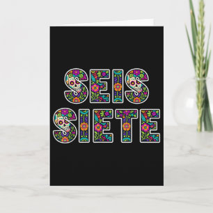Carte Seis Siete 67 Six Seven Meme Dia De Los Muertos 