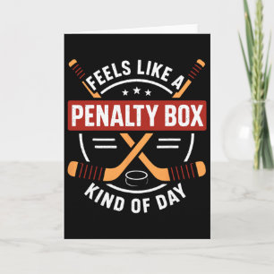 Carte Semble être une journée en cage de pénalité Funny