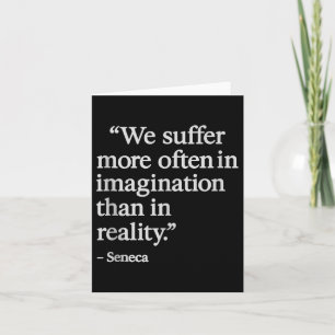 Carte Seneca Citation Souffre En Imagination Philosophe