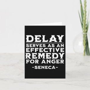 Carte Seneca Citation stoïque Motivation Mindfulité Stoi