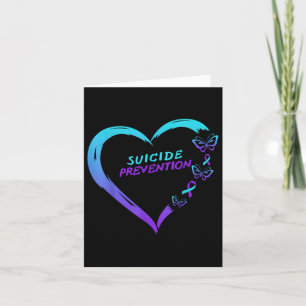 Carte Sensibilisation à la prévention du suicide Papillo
