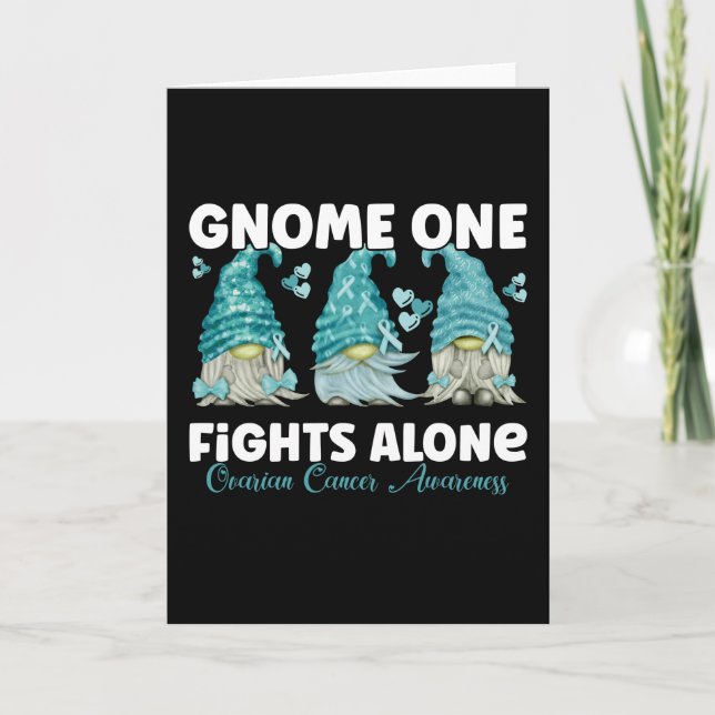 Carte Sensibilisation au cancer de l'ovaire Gnome du rub (Devant)