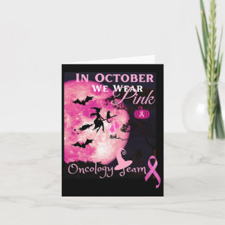 Carte Sensibilisation au cancer du sein. En Octobre Nous