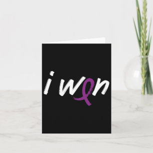 Carte Sensibilisation au cancer pancréatique - J'ai gagn