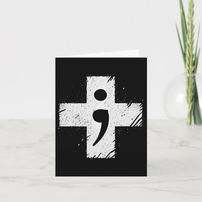 Carte Sensibilisation au suicide Dépression Anxiété Sant (Devant)