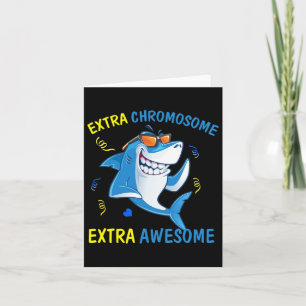 Carte Sensibilisation au syndrome de Down Extra Awesome 