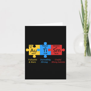 Carte Sensibilisation sur l'autisme Puzzle Tableau Pério