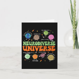 Carte Sensibilisation sur l'autisme Universe Neurodivers
