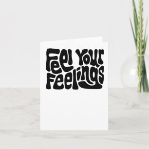 Carte Sentez vos sentiments Sticker Word Art1