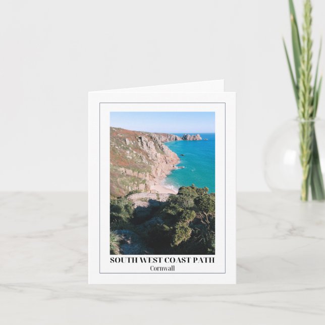 Carte Sentier côtier du sud-ouest, Porthcurno, Cornouail (Devant)