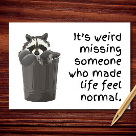 Carte Sentiment bizarre normal sans vous