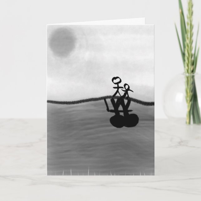 Carte sentimentale - Pour parent (Devant)