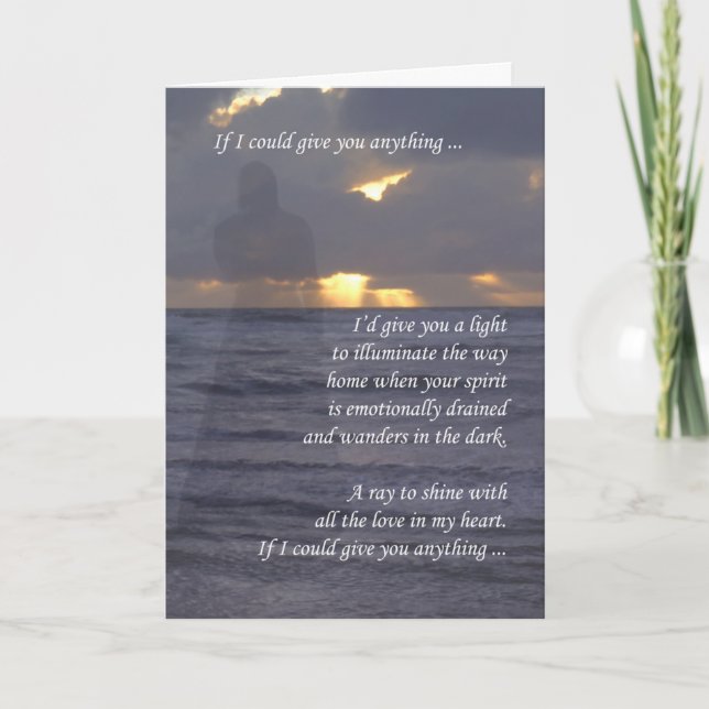 Carte Sentiments Anniversaire Écriture originale (Devant)