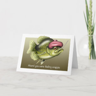 Carte Sentir Crappy Get Well Card