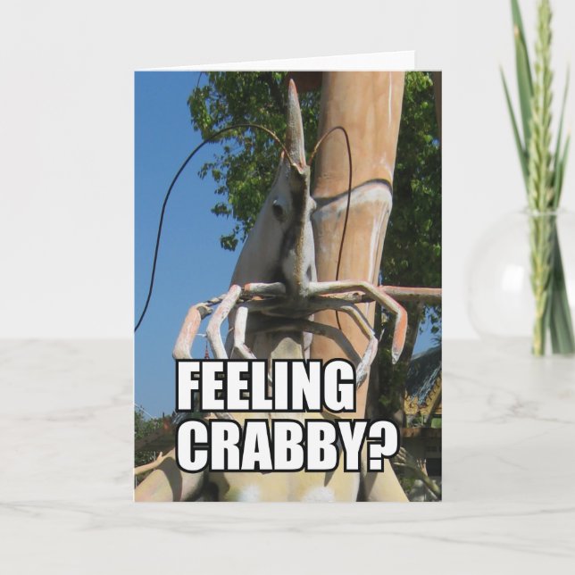 CARTE SENTIR LE CRABBY ? MEME (Devant)