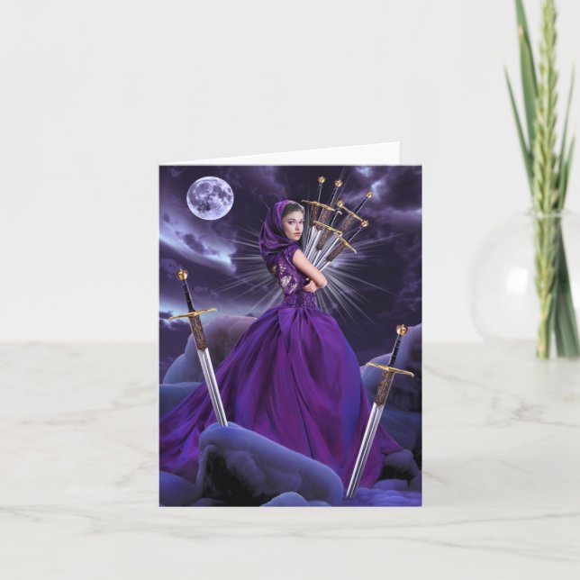 Carte Sept épées (Devant)