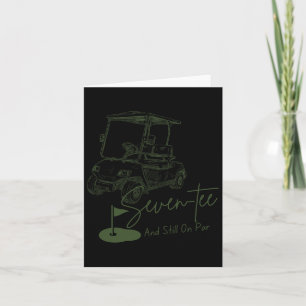 Carte Sept Tee Toujours Sur Par 70E Anniversaire Golf L