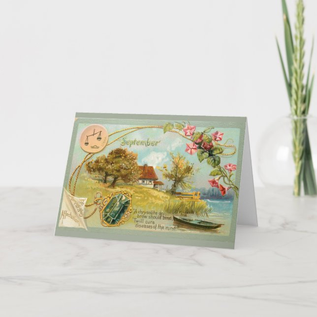 Carte Septembre Anniversaire (Devant)