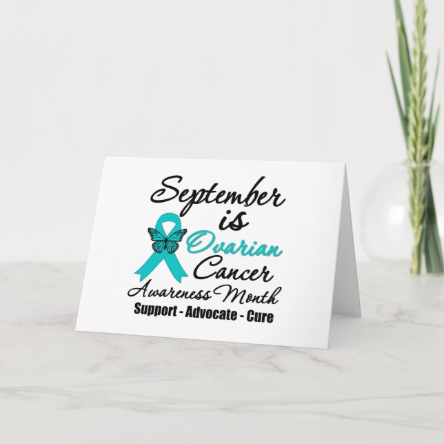Carte Septembre est le mois de sensibilisation au cancer (Devant)