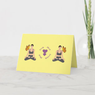 Carte Serendipity Serendipity Yoga Amour Personnaliser
