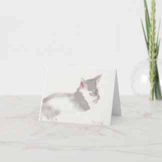 Carte Serene Kitty