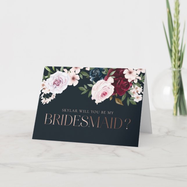 Carte Serez-Vous Ma Femme D'Accueil ? Bourgogne et flora (Devant)