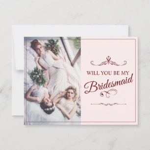 Carte Serez-Vous Ma Femme D'Accueil ? Trois Bridesmaitre