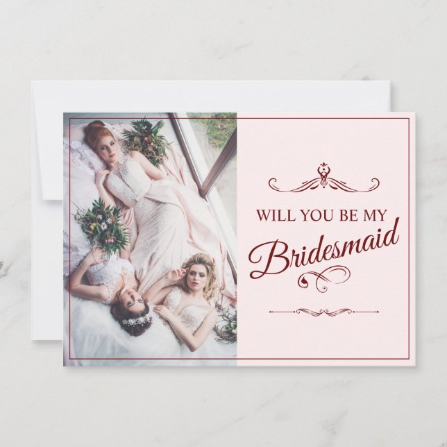 Carte Serez-Vous Ma Femme D'Accueil ? Trois Bridesmaitre (Devant)