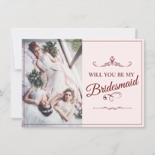 Carte Serez-Vous Ma Femme D'Accueil ? Trois Bridesmaitre