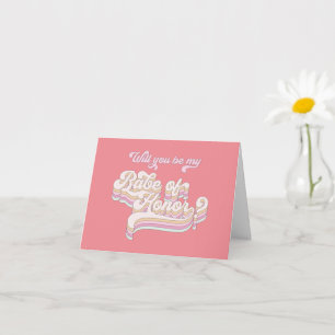Carte Serez-vous ma fille d'honneur, proposition de mari