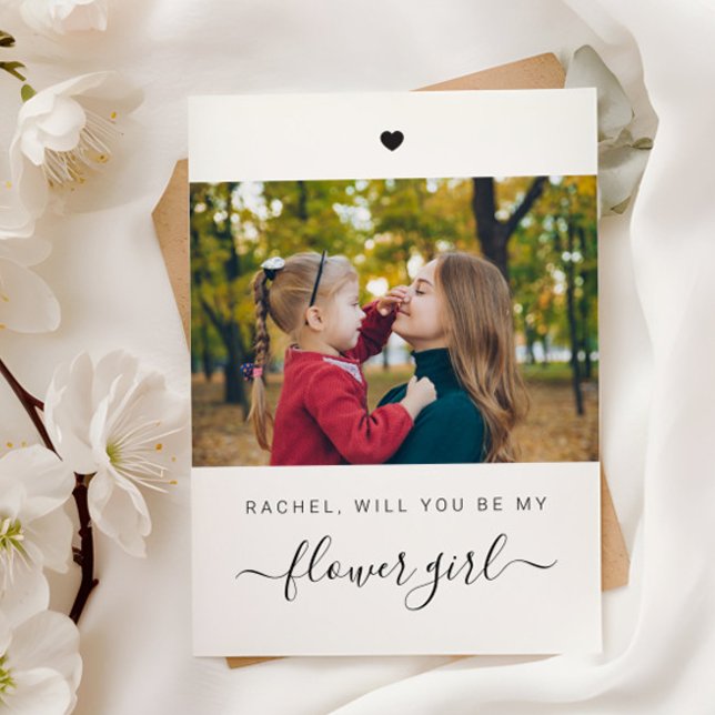 Carte Serez-Vous Ma Proposition De Fête De Fête De Fille (Créateur téléchargé)