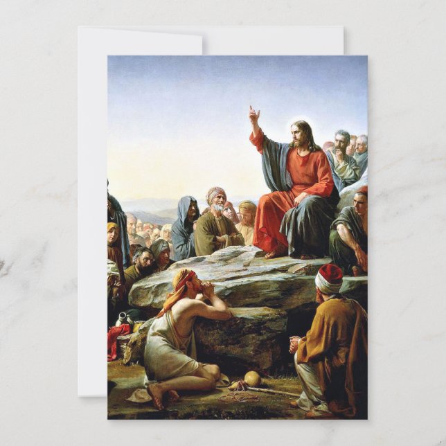 Carte Sermon sur le Mont (Devant)
