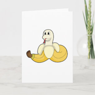 Carte Serpent avec banane