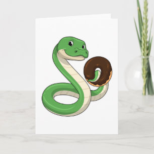 Carte Serpent avec beigne