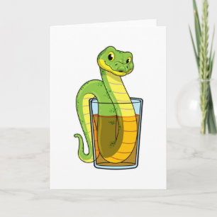 Carte Serpent avec jus
