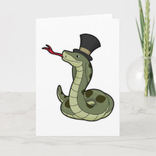 Carte Serpent en Gentleman & Casquette