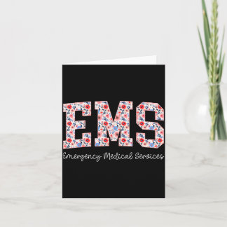 Carte Services médicaux d'urgence Ems Floral Wildflow