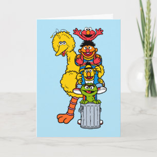 Carte Sesame Street Joyeux Anniversaire Les Amis