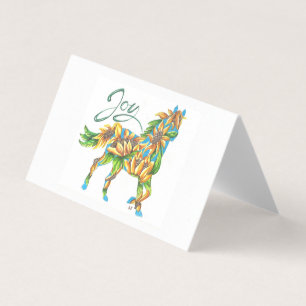 Carte Set Sunflower Joy Horse Par Sherry Jarvis
