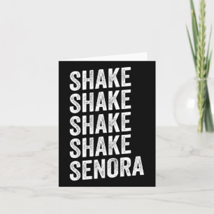 Carte Shake Shake Senora Halloween